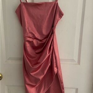 Windsor Asymmetrical Rose Dress